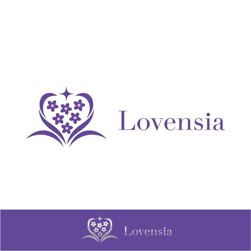 「Lovensia - ラベンシア -」のロゴ作成