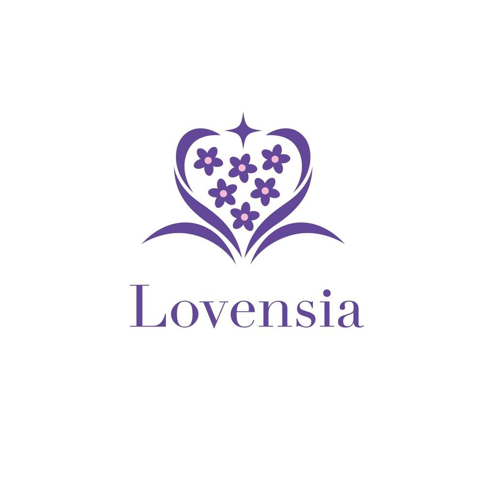 「Lovensia - ラベンシア -」のロゴ作成