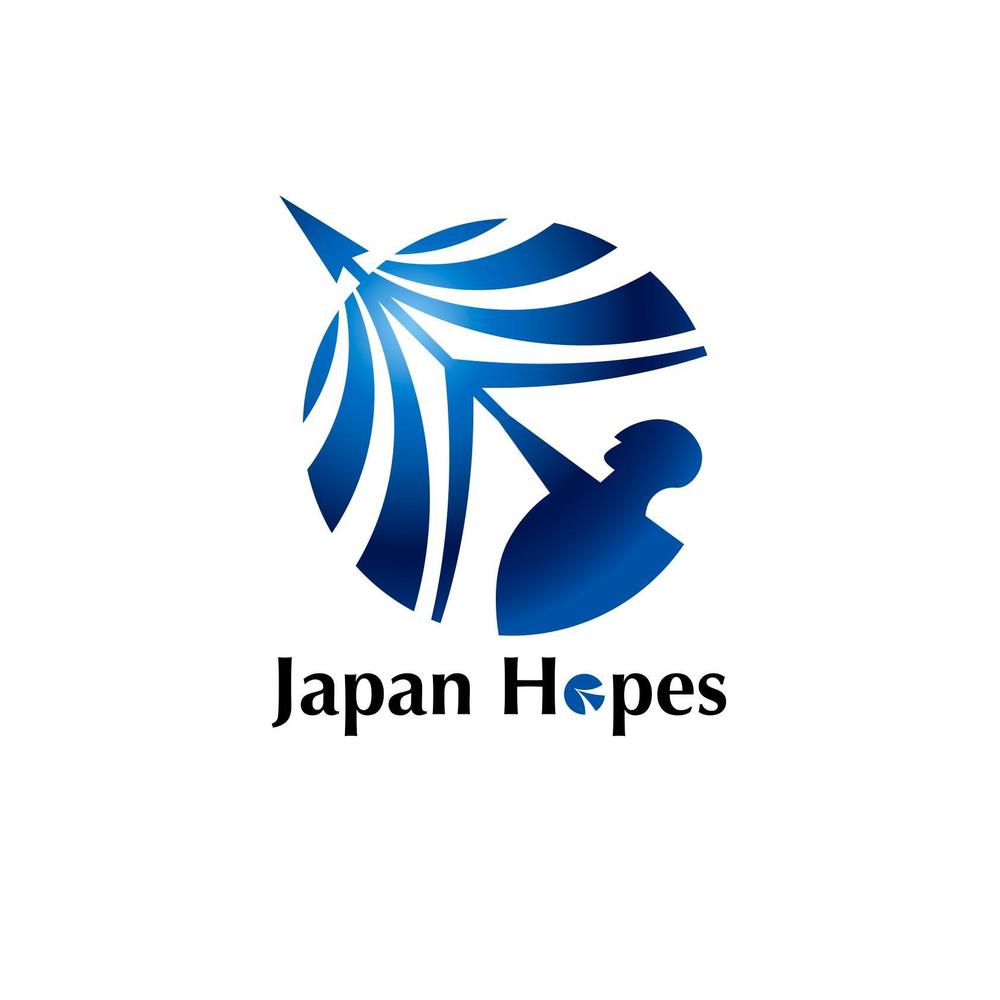 「ジャパンホープス　（ＪＡＰＡＮ ＨＯＰＥＳ）株式会社」のロゴ作成