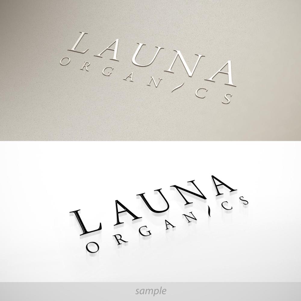 オーガニック化粧品「LAUNA ORGANICS」のロゴ制作