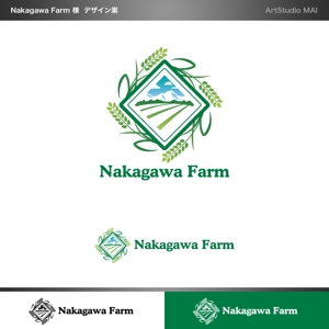 ArtStudio MAI (minami-mi-natz)さんの農園「ナカガワファーム」のロゴへの提案