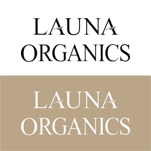 でぃで ()さんのオーガニック化粧品「LAUNA ORGANICS」のロゴ制作への提案