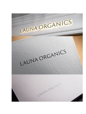 D.R DESIGN (Nakamura__)さんのオーガニック化粧品「LAUNA ORGANICS」のロゴ制作への提案