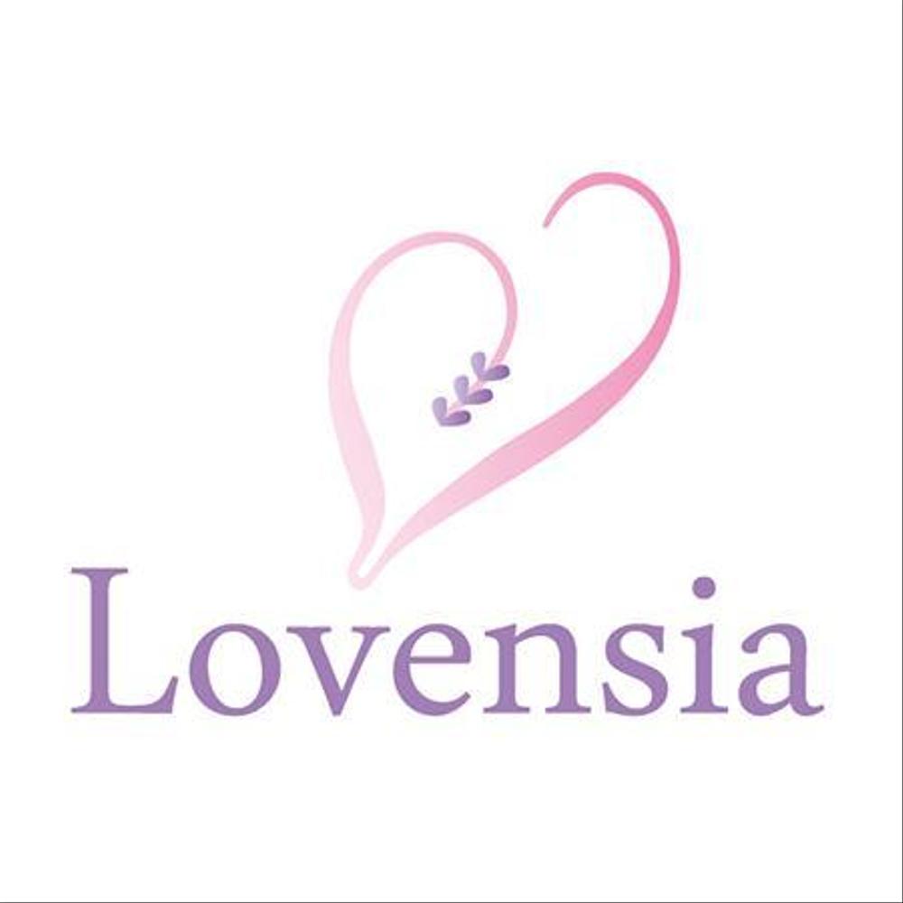 「Lovensia - ラベンシア -」のロゴ作成