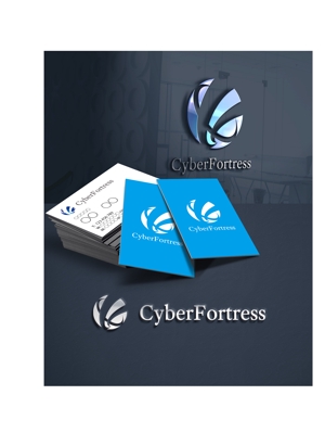 D.R DESIGN (Nakamura__)さんのITセキュリティ会社「Cyber Fortress」のロゴを募集への提案