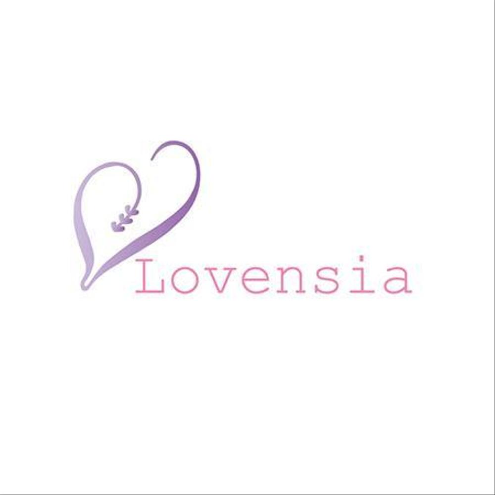 「Lovensia - ラベンシア -」のロゴ作成