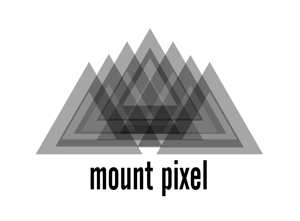 プラスワン・クリエイト／筆描家Kou (monokaki-ya-kou)さんの「mount pixel」のロゴ　への提案