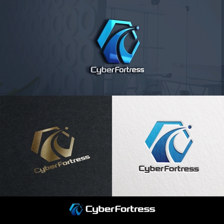 utamaru (utamaru)さんのITセキュリティ会社「Cyber Fortress」のロゴを募集への提案