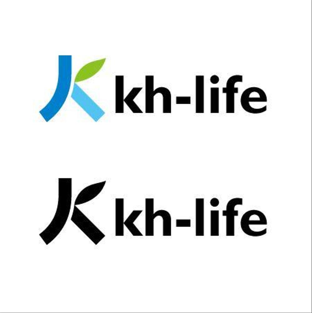 「kh-life」のロゴ作成