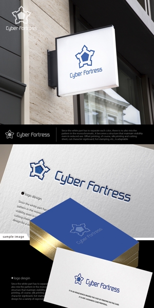 neomasu (neomasu)さんのITセキュリティ会社「Cyber Fortress」のロゴを募集への提案