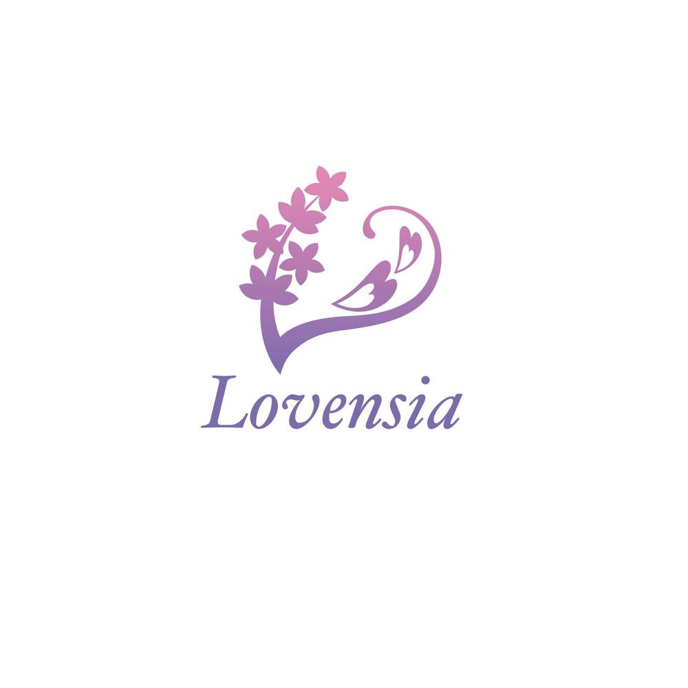 「Lovensia - ラベンシア -」のロゴ作成