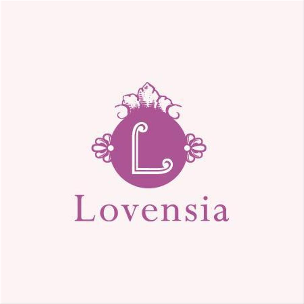 「Lovensia - ラベンシア -」のロゴ作成