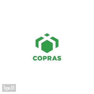 DECO (DECO)さんのサービス業に特化した会社コプラス「COPRAS」のロゴへの提案