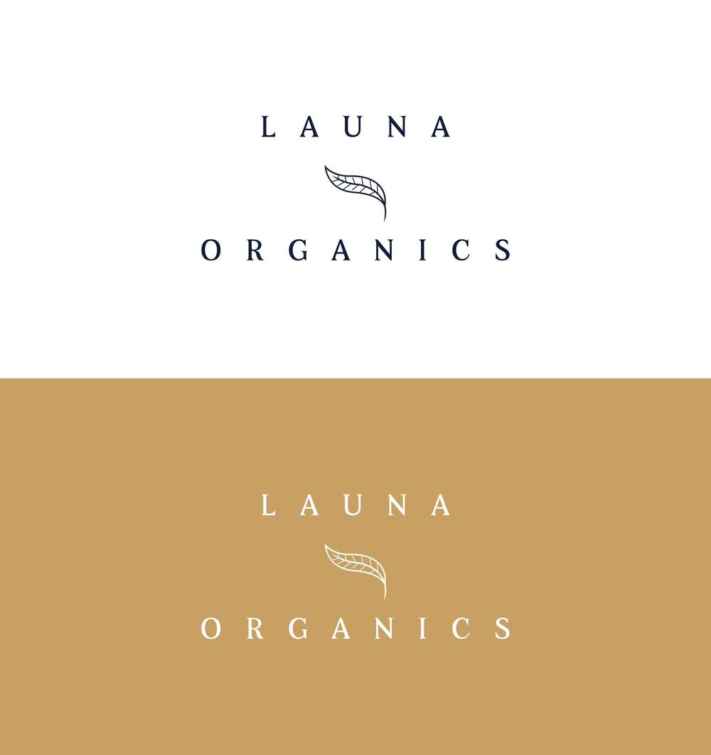 オーガニック化粧品「LAUNA ORGANICS」のロゴ制作