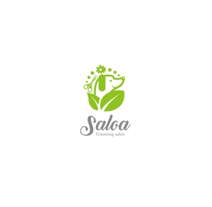 King_J (king_j)さんのトリミングサロン　「Saloa」のロゴ　（対象動物はほとんどが犬です）への提案