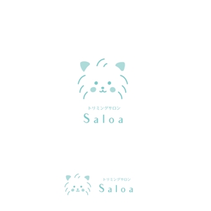 marutsuki (marutsuki)さんのトリミングサロン　「Saloa」のロゴ　（対象動物はほとんどが犬です）への提案