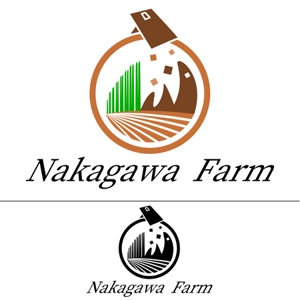 貴志幸紀 (yKishi)さんの農園「ナカガワファーム」のロゴへの提案