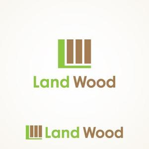 エンドウ シンジ (mamezone)さんの「LandーWood　ランドウッド　どちらでも構いません」のロゴ作成への提案