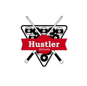 さんの「Billiards　Hustler」のロゴ作成への提案