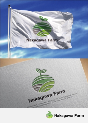 drkigawa (drkigawa)さんの農園「ナカガワファーム」のロゴへの提案