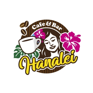 ebi88 (ebi88)さんのハワイアンカフェ＆バー　『ハナレイ』のロゴへの提案