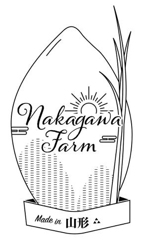 高信実香 (meeek718)さんの農園「ナカガワファーム」のロゴへの提案