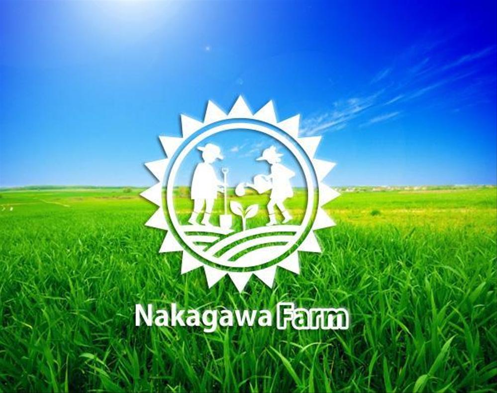 農園「ナカガワファーム」のロゴ