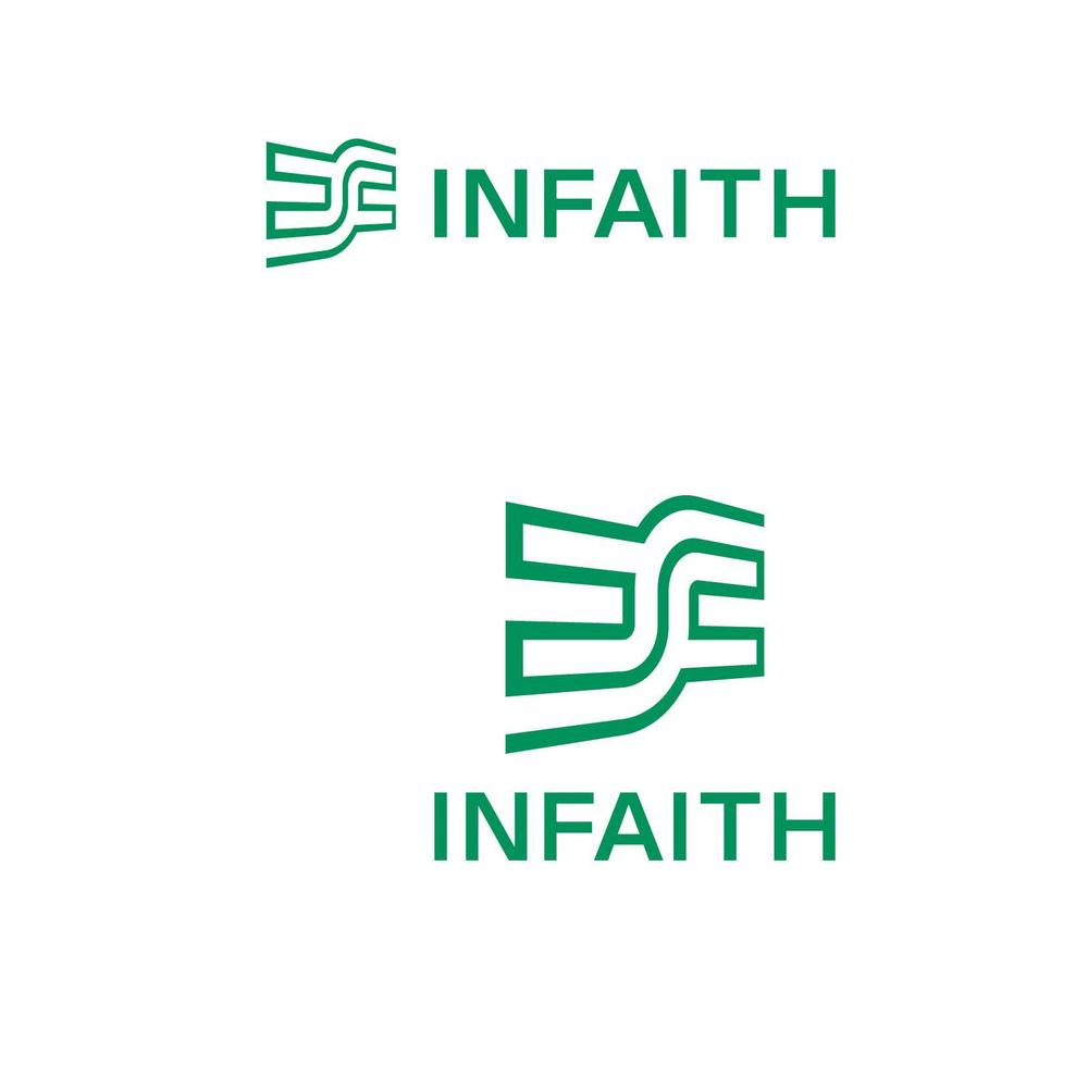 「INFAITH」のロゴ作成