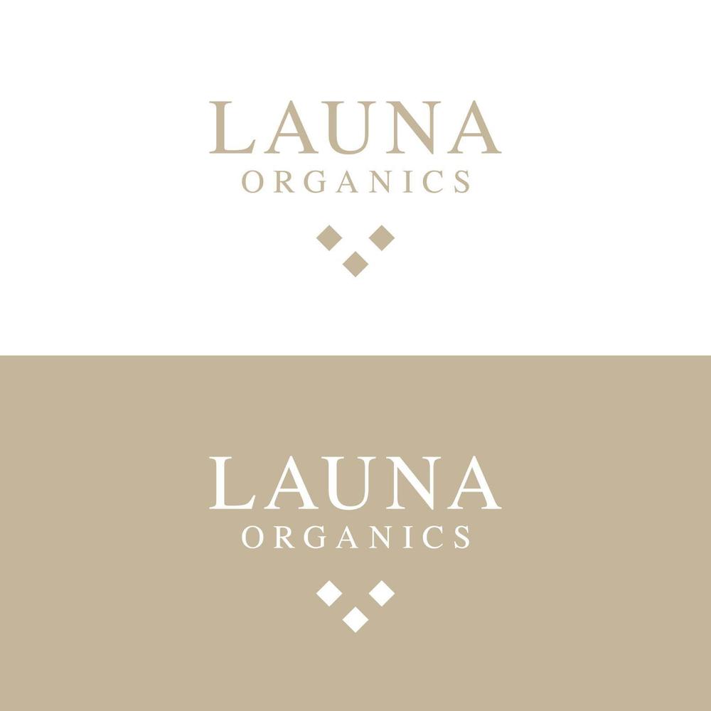 オーガニック化粧品「LAUNA ORGANICS」のロゴ制作