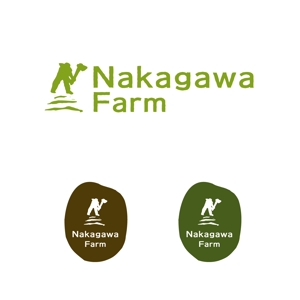 DDD works ()さんの農園「ナカガワファーム」のロゴへの提案