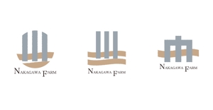 misa (misachusetts)さんの農園「ナカガワファーム」のロゴへの提案