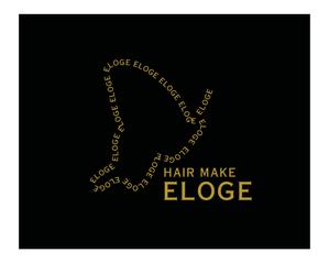 chanlanさんの創業12年ヘアメイク専門店『HAIR MAKE ELOGE』のロゴデザインへの提案