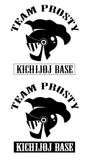 a_asaさんの「TEAM　PROSTY　　と　　　KICHIJOJI　 BASE」のロゴ作成への提案