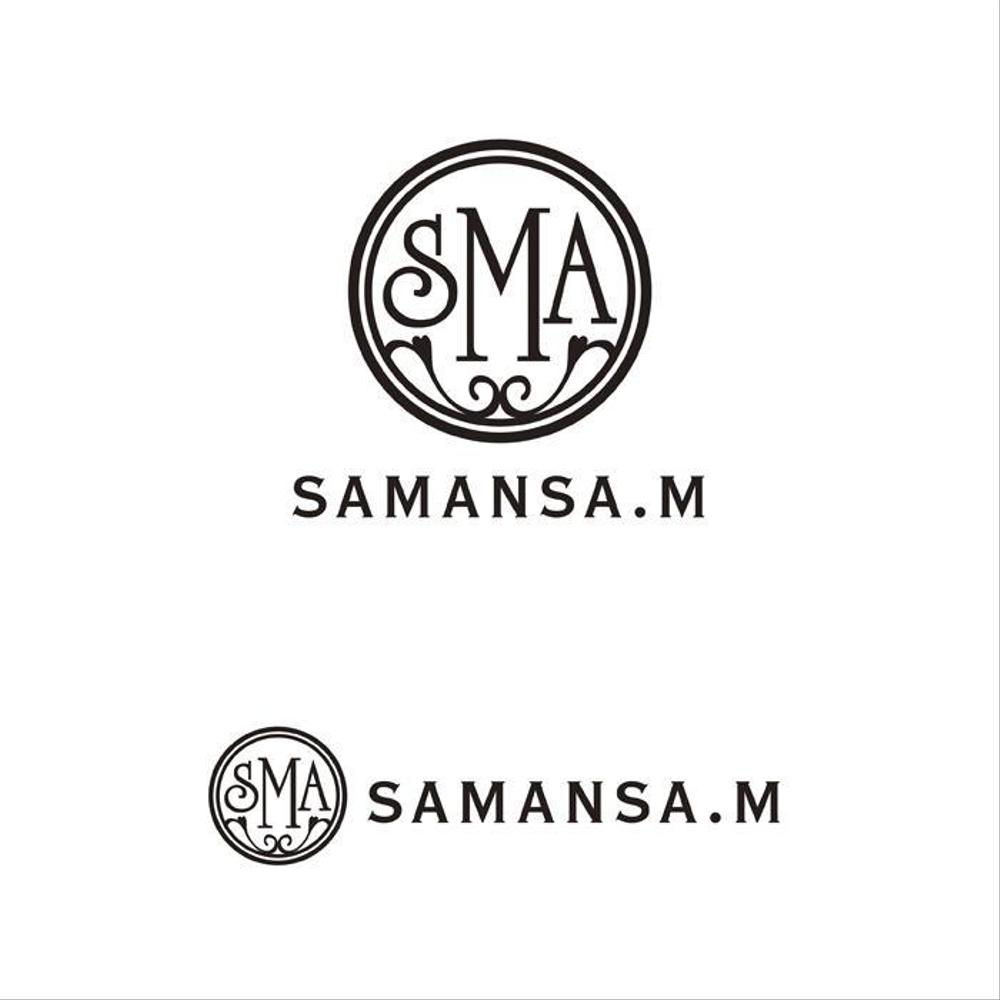 「SAMANSA.M」のロゴ作成