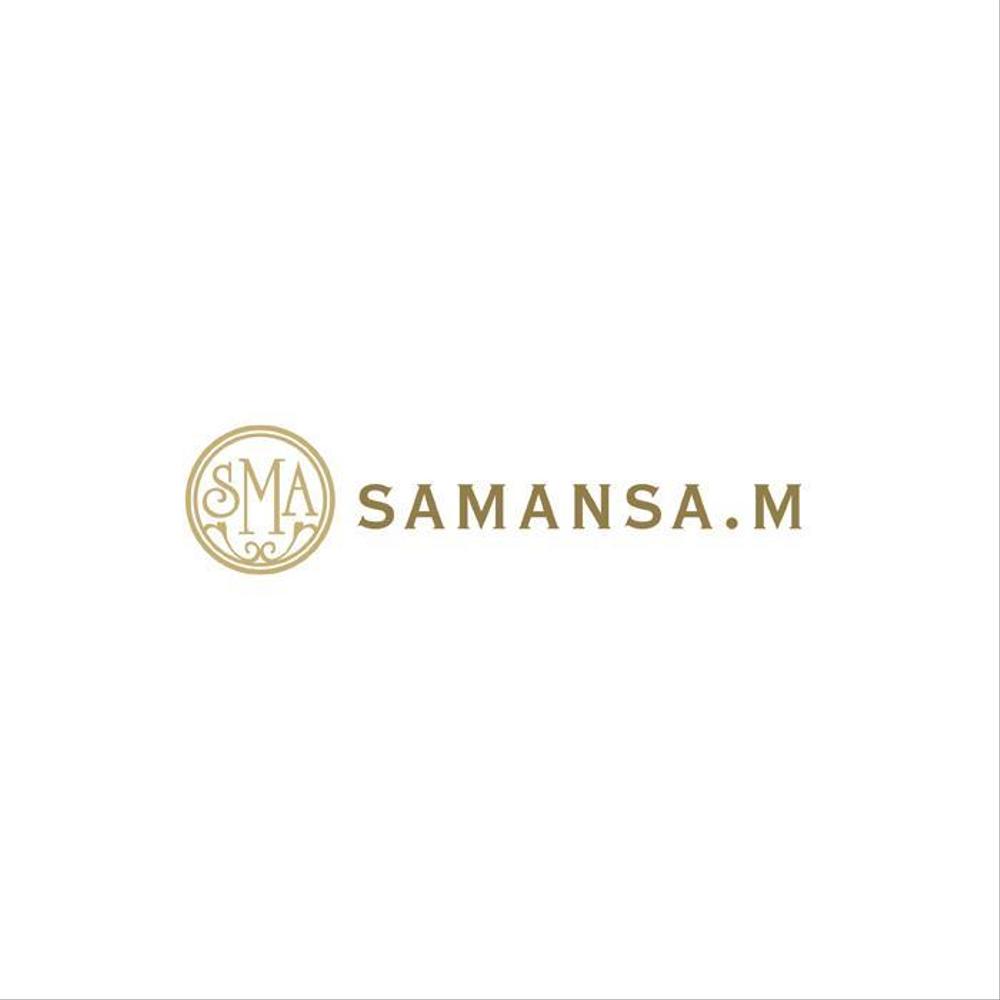 「SAMANSA.M」のロゴ作成