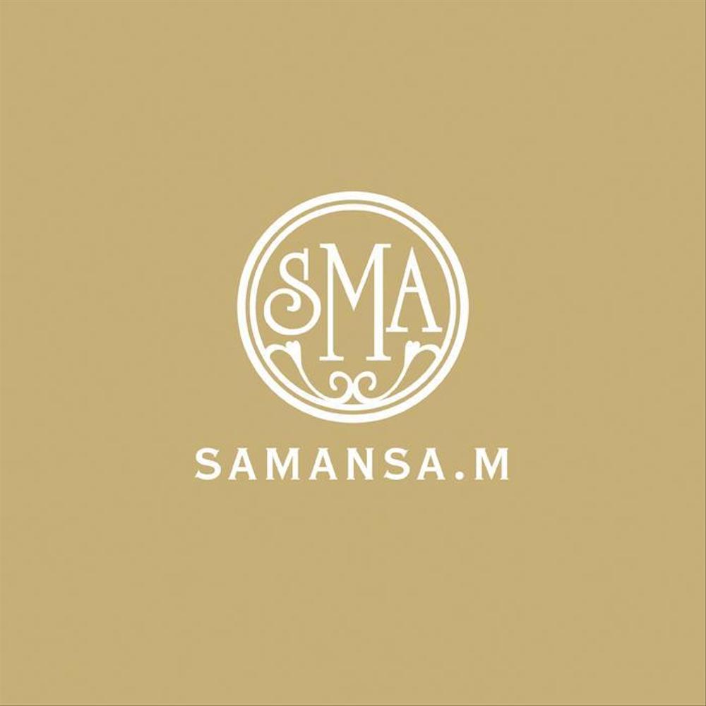 「SAMANSA.M」のロゴ作成