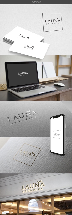 andy2525 (andy_design)さんのオーガニック化粧品「LAUNA ORGANICS」のロゴ制作への提案