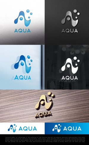 tog_design (tog_design)さんのダンス音楽イベント[AQUA]のロゴへの提案