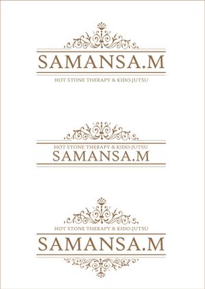 kojiikura1さんの「SAMANSA.M」のロゴ作成への提案