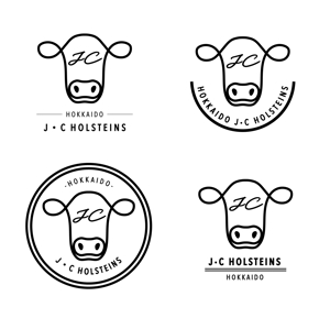 あかりんご ()さんの牧場(ホルスタイン)の法人化に伴う会社名「株式会社 J・C」のロゴ作成依頼への提案