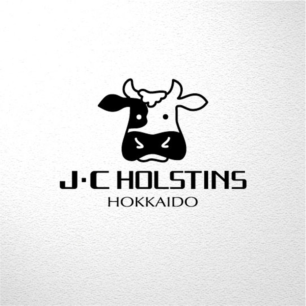 牧場(ホルスタイン)の法人化に伴う会社名「株式会社 J・C」のロゴ作成依頼