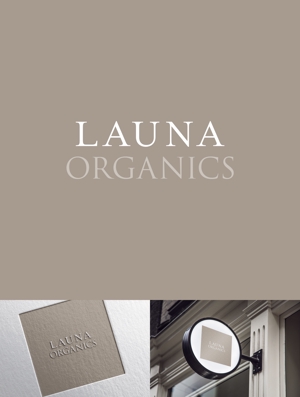 Chives Design (Chives)さんのオーガニック化粧品「LAUNA ORGANICS」のロゴ制作への提案