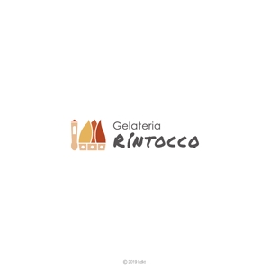 kdkt (kdkt)さんのオーガニックジェラートショップ「Gelateria RIntocco」のロゴへの提案