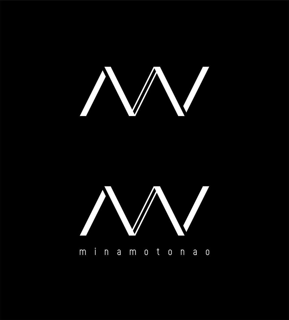 メイクアップアーティスト源 奈央のオリジナル化粧品 「MN」のロゴ