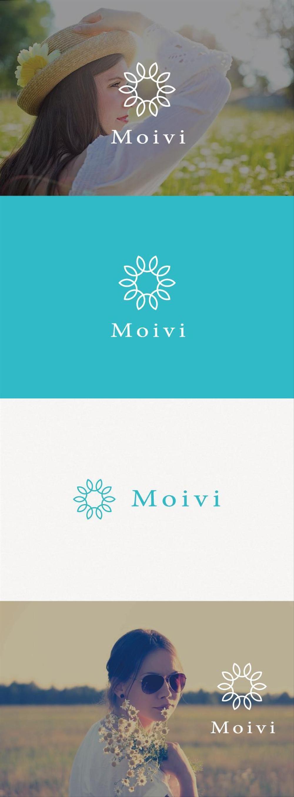 女性アクセサリーグッズ新ブランド「Moivi」のロゴ製作