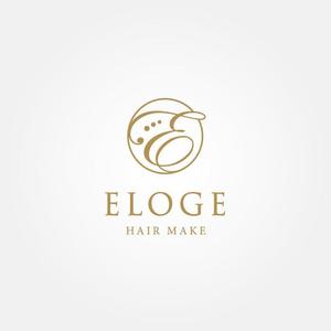 tanaka10 (tanaka10)さんの創業12年ヘアメイク専門店『HAIR MAKE ELOGE』のロゴデザインへの提案