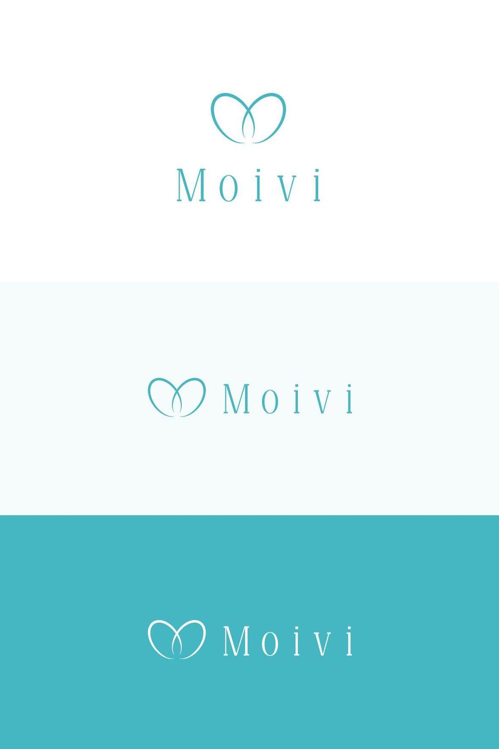 女性アクセサリーグッズ新ブランド「Moivi」のロゴ製作