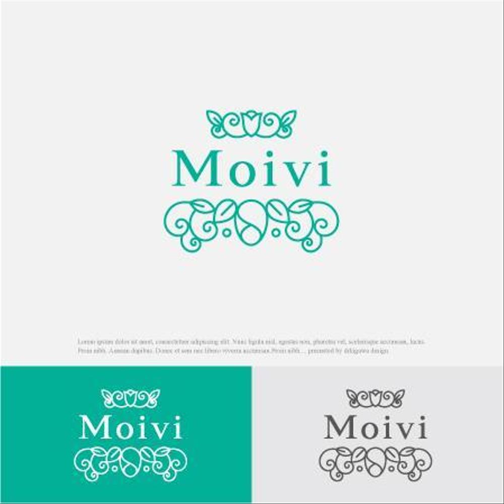 女性アクセサリーグッズ新ブランド「Moivi」のロゴ製作