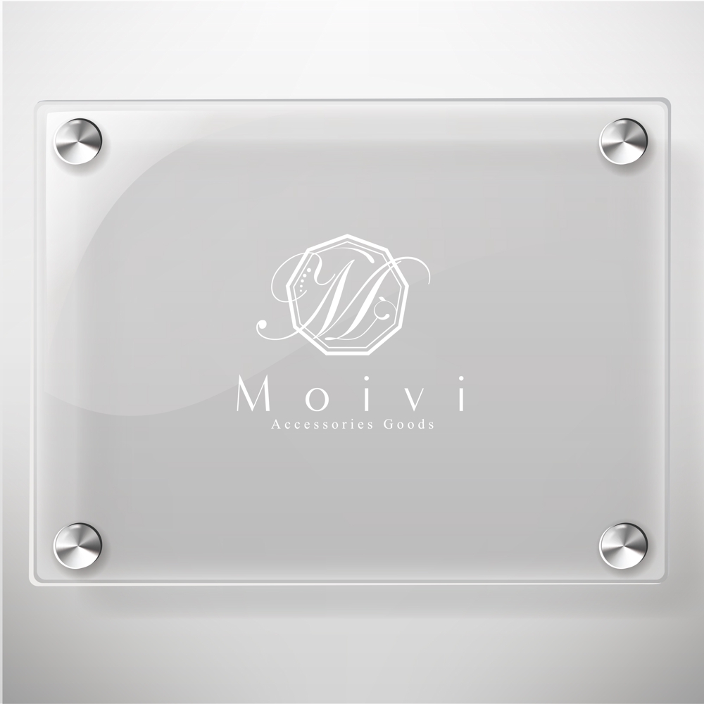 女性アクセサリーグッズ新ブランド「Moivi」のロゴ製作