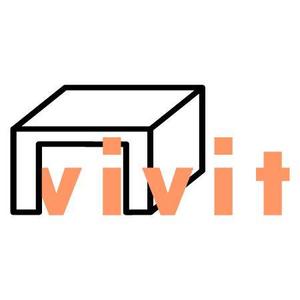 BUTTER GRAPHICS (tsukasa110)さんの居抜き物件サイトの『vivit』のロゴへの提案